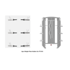 Rapid Motion Stainless Steel Weight Plate Holders (FT1010)
