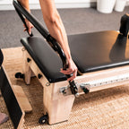 S1 Oakwood Full Track Pilates Reformer