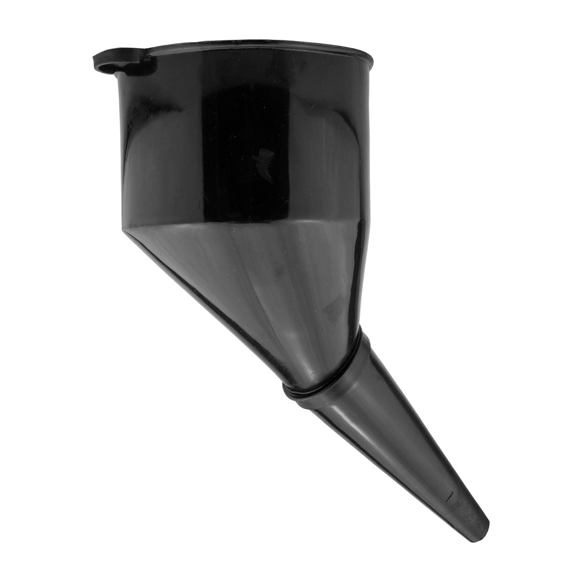 Angled Car Fuel Funnels with Filter (Black & Red)