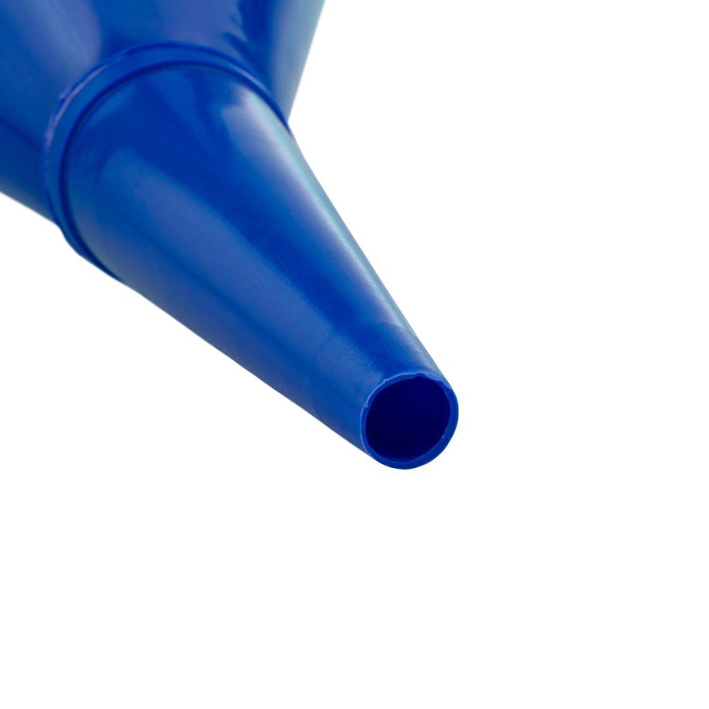 Angled Car Fuel Funnels with Filter (Black & Blue)