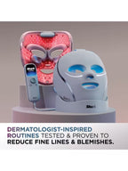 Shark CryoGlow FW312UK LED Anti-Ageing & Blemish Repair Face Mask - Lilac