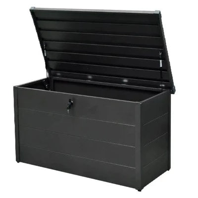Falcon Heavy Duty Garden Storage Box - Dark Grey - All Sizes