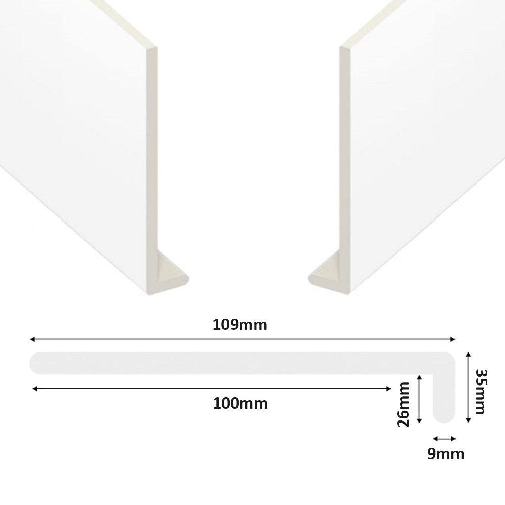 Window Sill Cover Boards - Square Edge (1.25m Length)