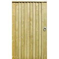Featherboard Gate (Left Hand Hanging) Complete with Fixings - Jacksons Fencing