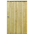 Featherboard Gate Incl Posts and Fitiings 1.75m x 1m - Jacksons Fencing