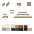 uPVC Finishing Trim Sample Pack