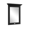 Matt Black Flat Mirror - All Sizes - Bayswater Bathrooms