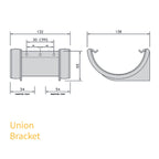 FloPlast Half Round 112mm Gutter