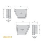 FloPlast Niagara Ogee 110mm Gutter