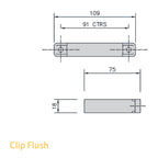 FloPlast 65mm Square Downpipe