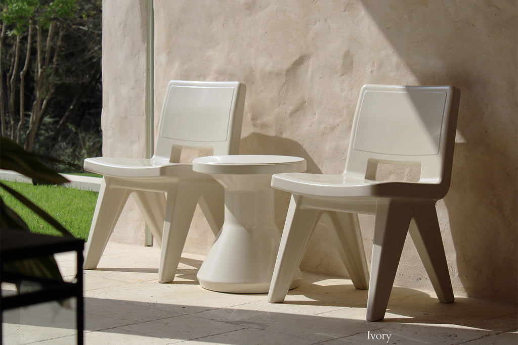 Fresco Modern Outdoor Dining Chair – Marine-Grade Polyethylene Patio Chair