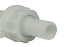 Fuel Gun White 3/4" Barb Inlet - 25mm Outlet