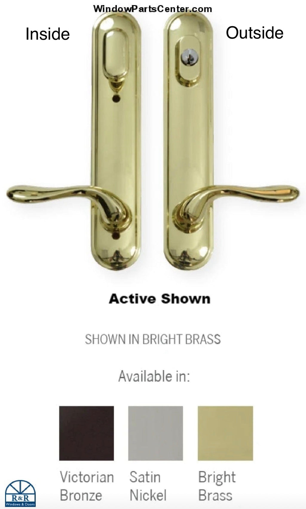 D301 W&F Trilennium Multipoint 6 Inch CTC Replacement Handle Set
