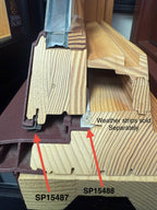 SP15488 - Amesbury Truth Casement Foam Filled Weather Strip Horizontal
