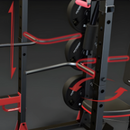 Harison Discover HR-G30911 Power Rack with High Low Pulley and Pec Dec Bench