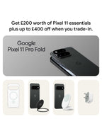Google Pixel 11 Pro Fold 256GB Unlocked Dual SIM+eSIM Smartphone - Obsidian