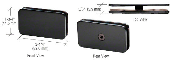 CRL 180° Traditional Style Glass Clamp