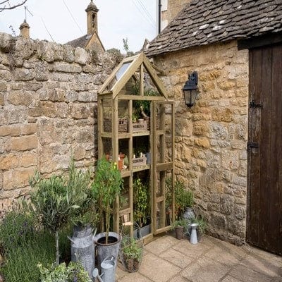 Forest Georgian Wall Greenhouse with Auto Vent