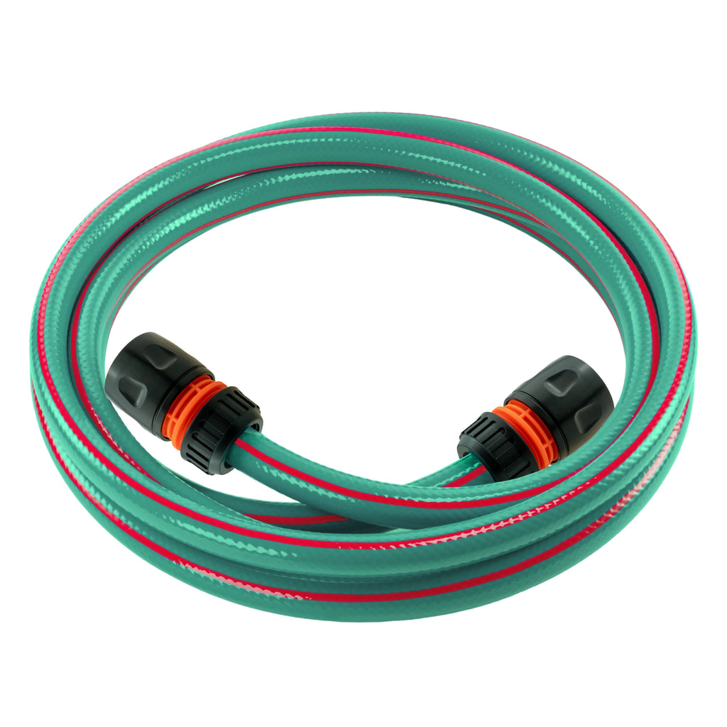 Garden Hose Set Economy Pipe (Black Connectors)