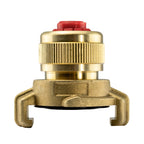 Geka Type Brass Claw Set – 19mm Barb and 3/4” Hose Connector