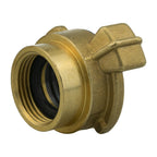 IBC 2” S60X6 Cap with In-Line BSPM Valve and Geka Type Fitting
