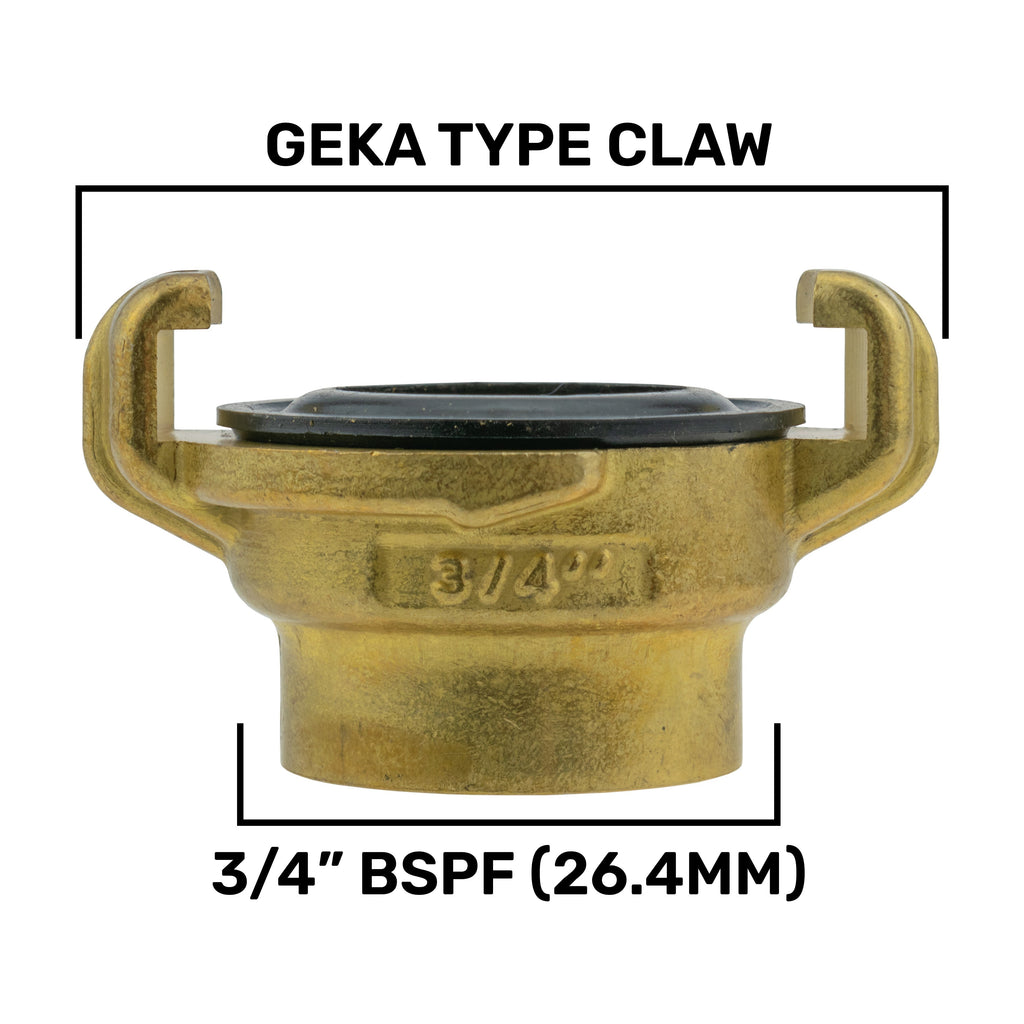 Water Butt ¾” BSPM with Geka Type Claw Fitting