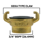 Wall Flange Kit 32mm MDPE + Valve + Geka