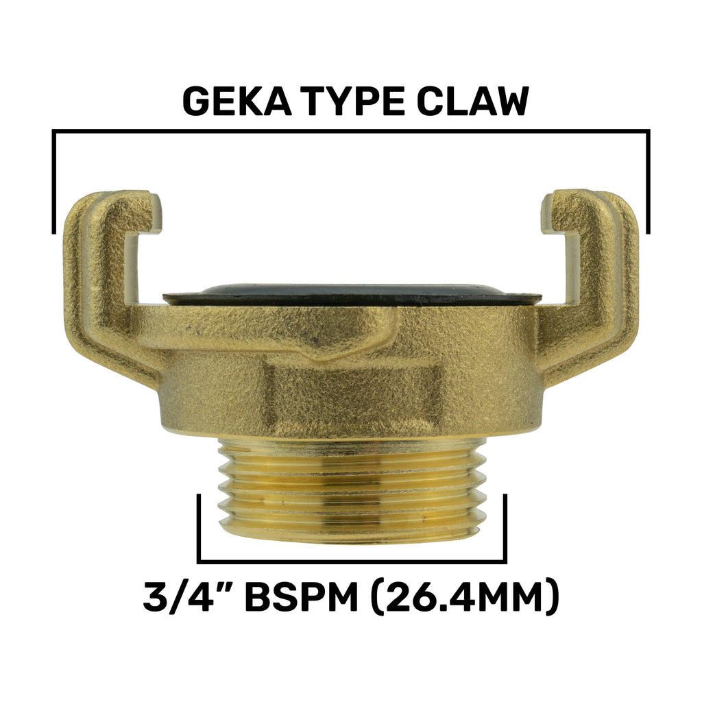 Wall Flange Kit 32mm MDPE + Lever Valve + 13mm Barbed Geka Set