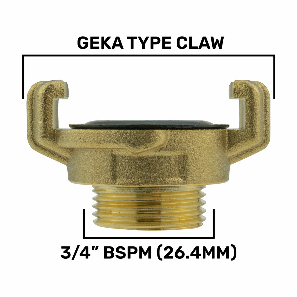 Wall Flange Kit 25mm MDPE + Lever Valve + 13mm Barbed Geka Set