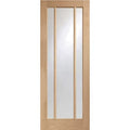 Worcester Unfinished 3 Light Internal Oak Door with Clear Glass