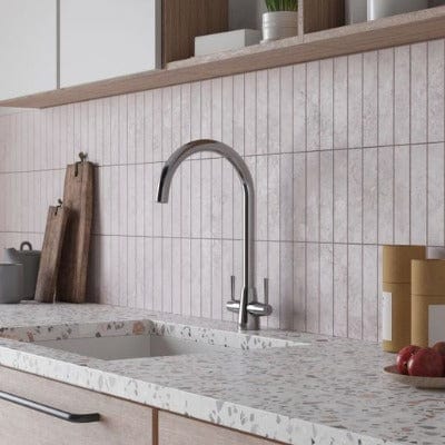 Adria Dual Lever Kitchen Mixer Tap with Swivel Spout