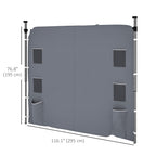 Canopy Sidewall Panel for 3 x 3m Straight Leg Pop Up Gazebos, 1 Pack Sidewall Only, Grey