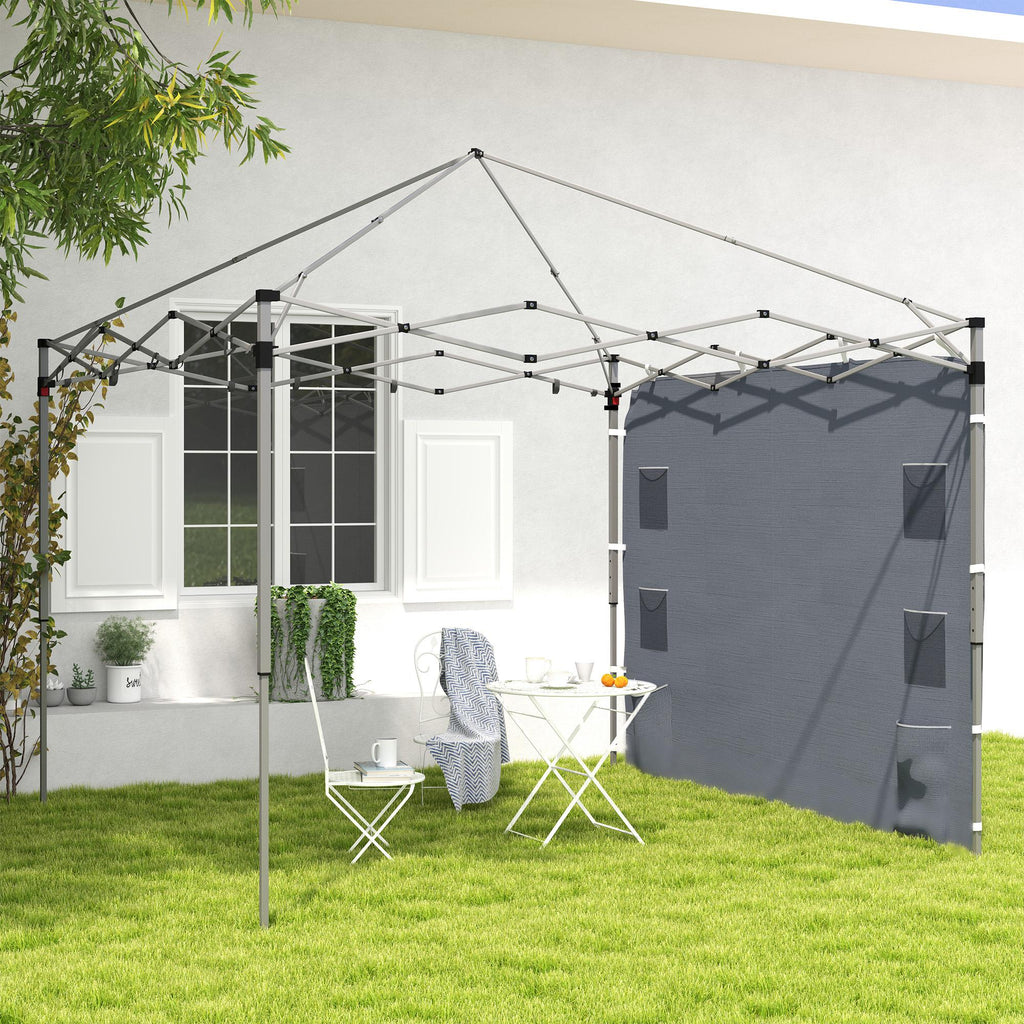 Canopy Sidewall Panel for 3 x 3m Straight Leg Pop Up Gazebos, 1 Pack Sidewall Only, Grey