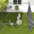 Canopy Sidewall Panel for 3 x 3m Straight Leg Pop Up Gazebos, 1 Pack Sidewall Only, Grey
