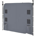 Canopy Sidewall Panel for 3 x 3m Straight Leg Pop Up Gazebos, 1 Pack Sidewall Only, Grey