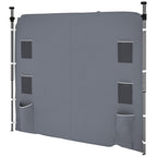 Canopy Sidewall Panel for 3 x 3m Straight Leg Pop Up Gazebos, 1 Pack Sidewall Only, Grey