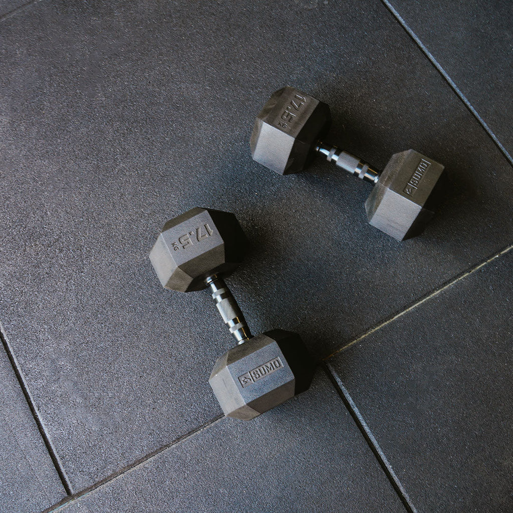 Commercial Gym Mat Tiles (10mm) - Rubber Gym Flooring