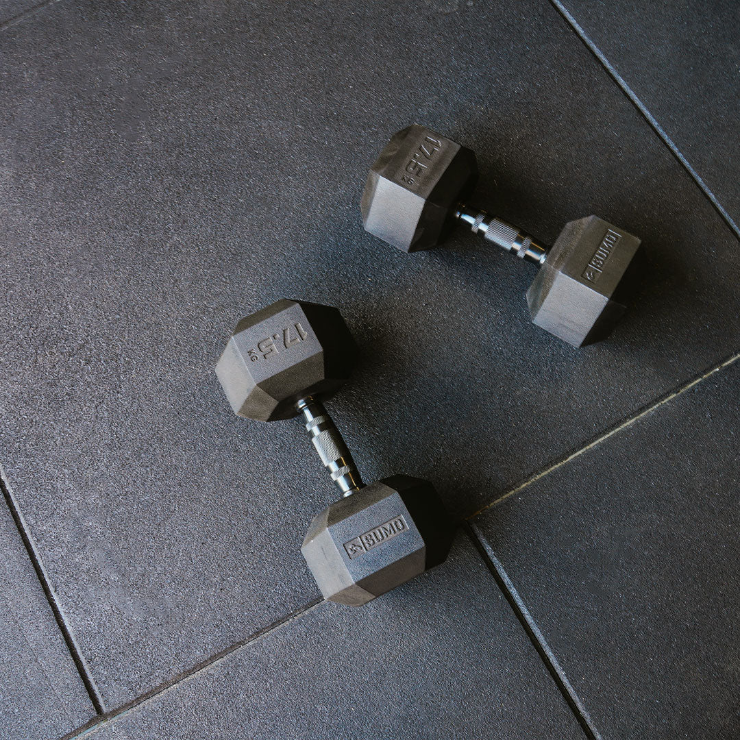 Commercial Gym Mat Tiles (10mm) - Rubber Gym Flooring