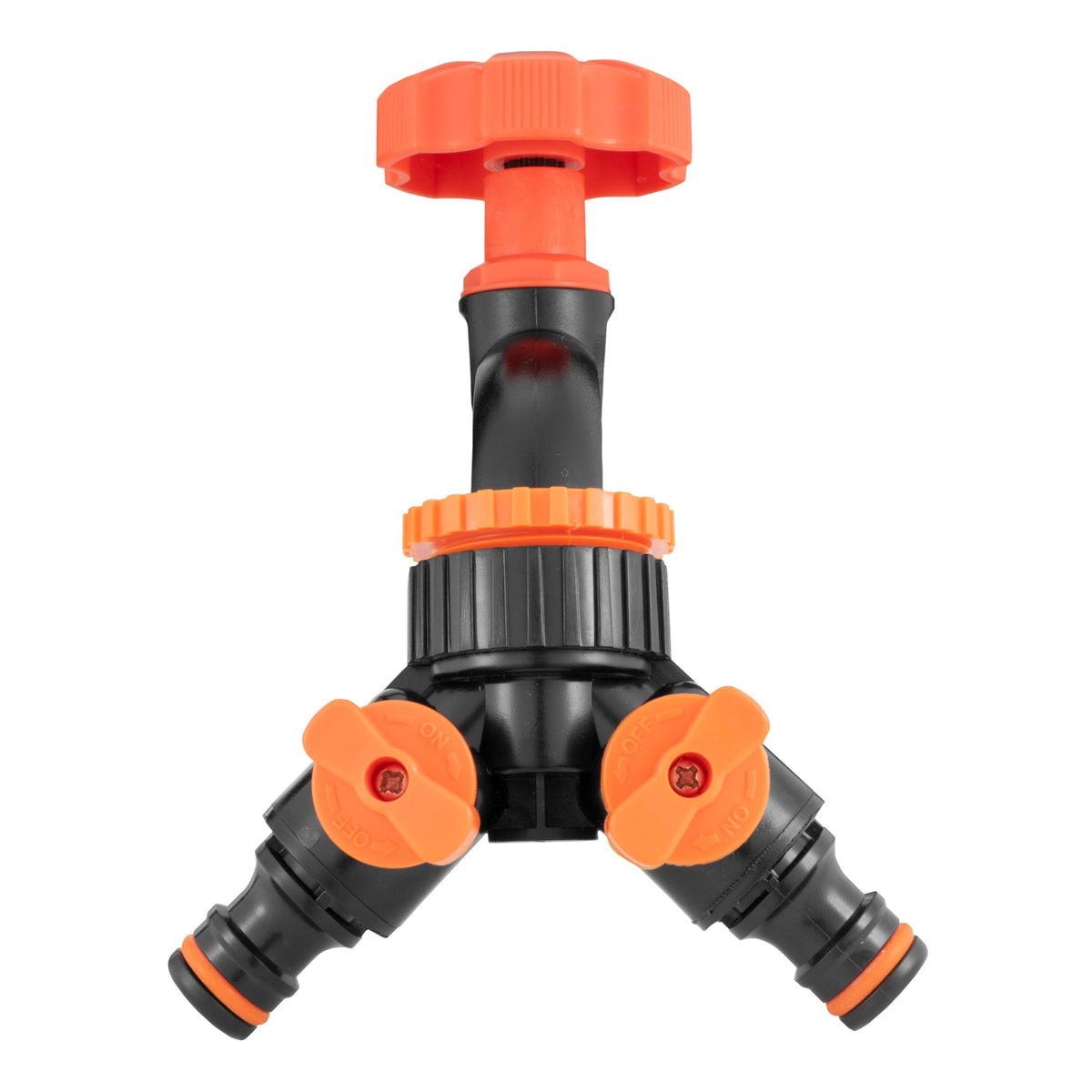 Water Butts Kit 3/4" PP Black Tap and Tap Splitter