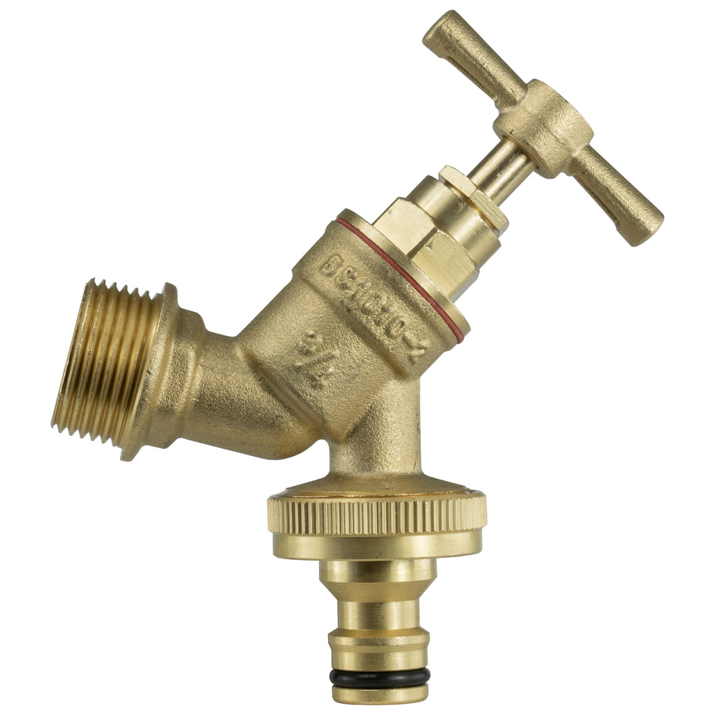 Water Butts Kit 3/4" with Brass Bib Tap & Snap On and Drill Bit