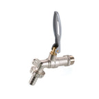 IBC 2" S60X6 - 1/2" BSP Cap with Lever Tap Hose Barb and Lever Lock