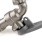 Wall Flange Kit 20mm MDPE - Lever Tap with Hose Barb and Side Lock