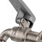 Water Butt Kit 1/2" with Lever Tap Hose Barb and Side Lock and Drill Bit