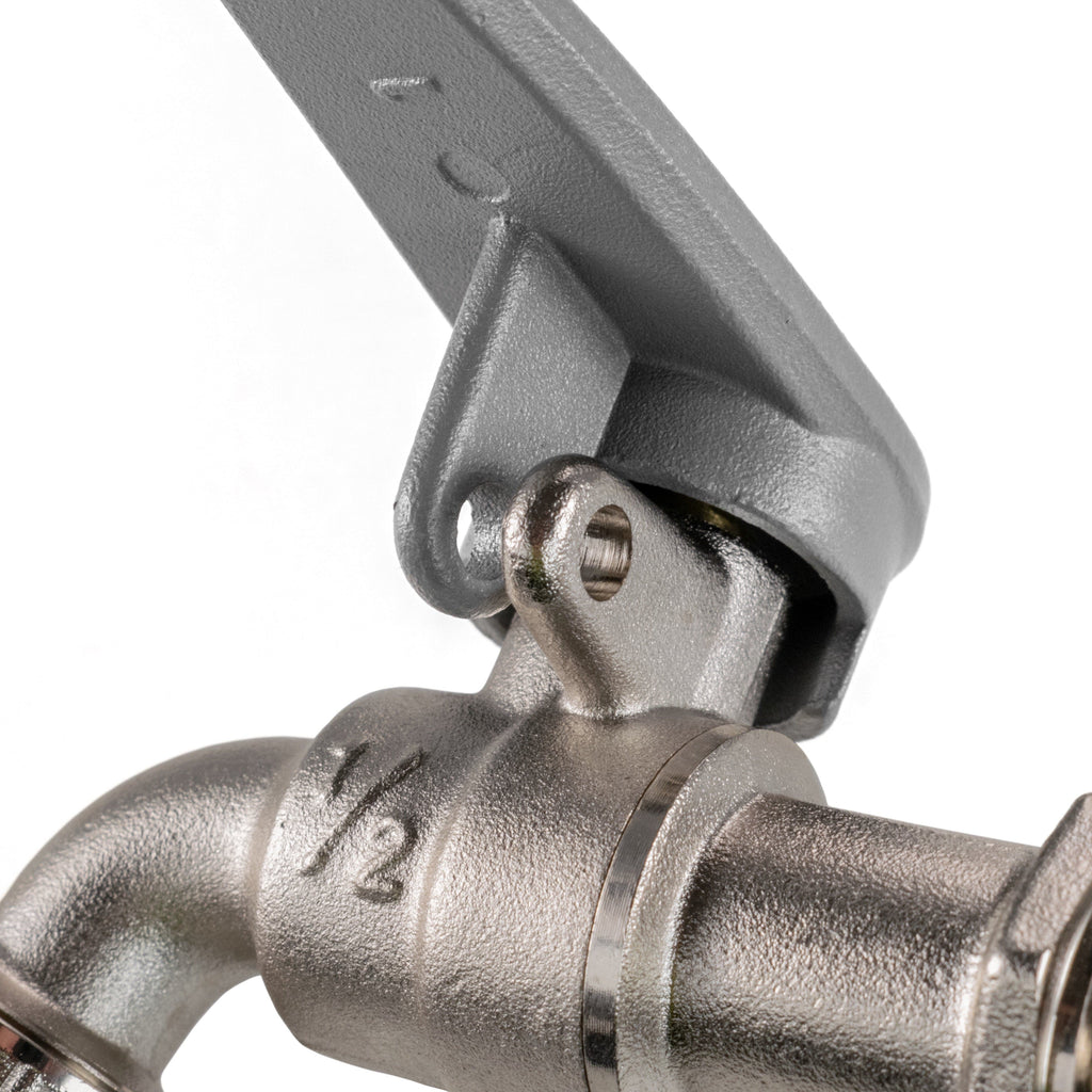 Water Butt Extension Kit 1/2" with Lever Tap Hose Barb and Side Lock