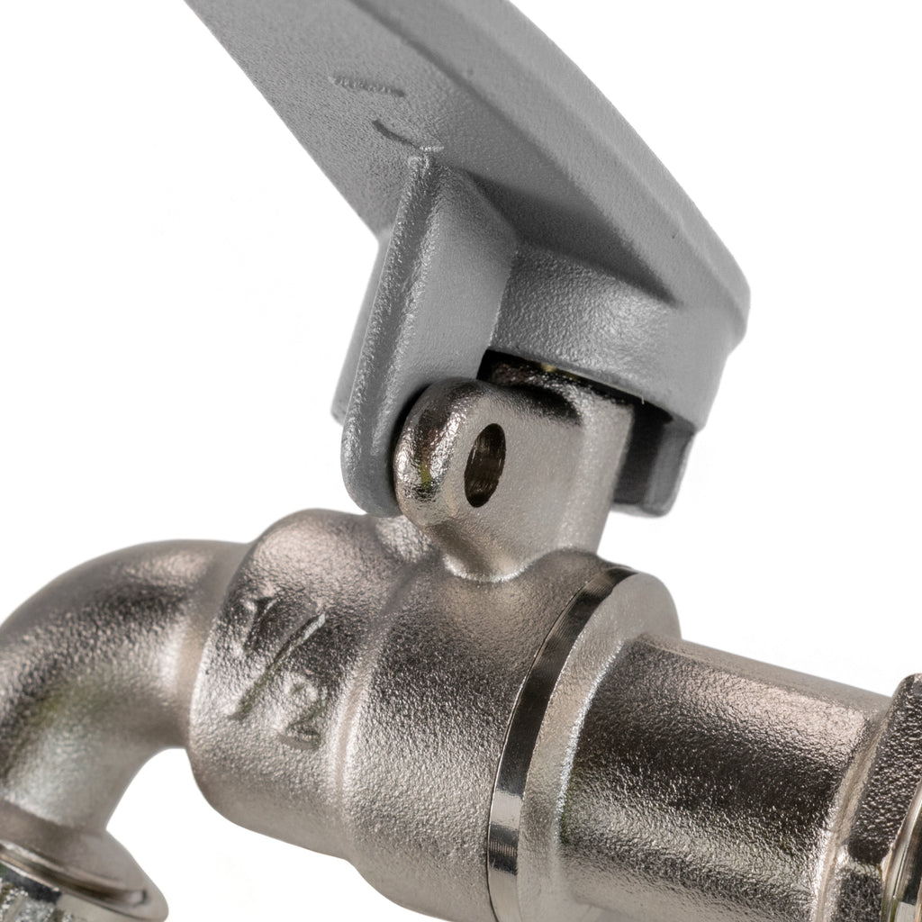Wall Flange Kit 20mm MDPE - Lever Tap with Hose Barb and Side Lock