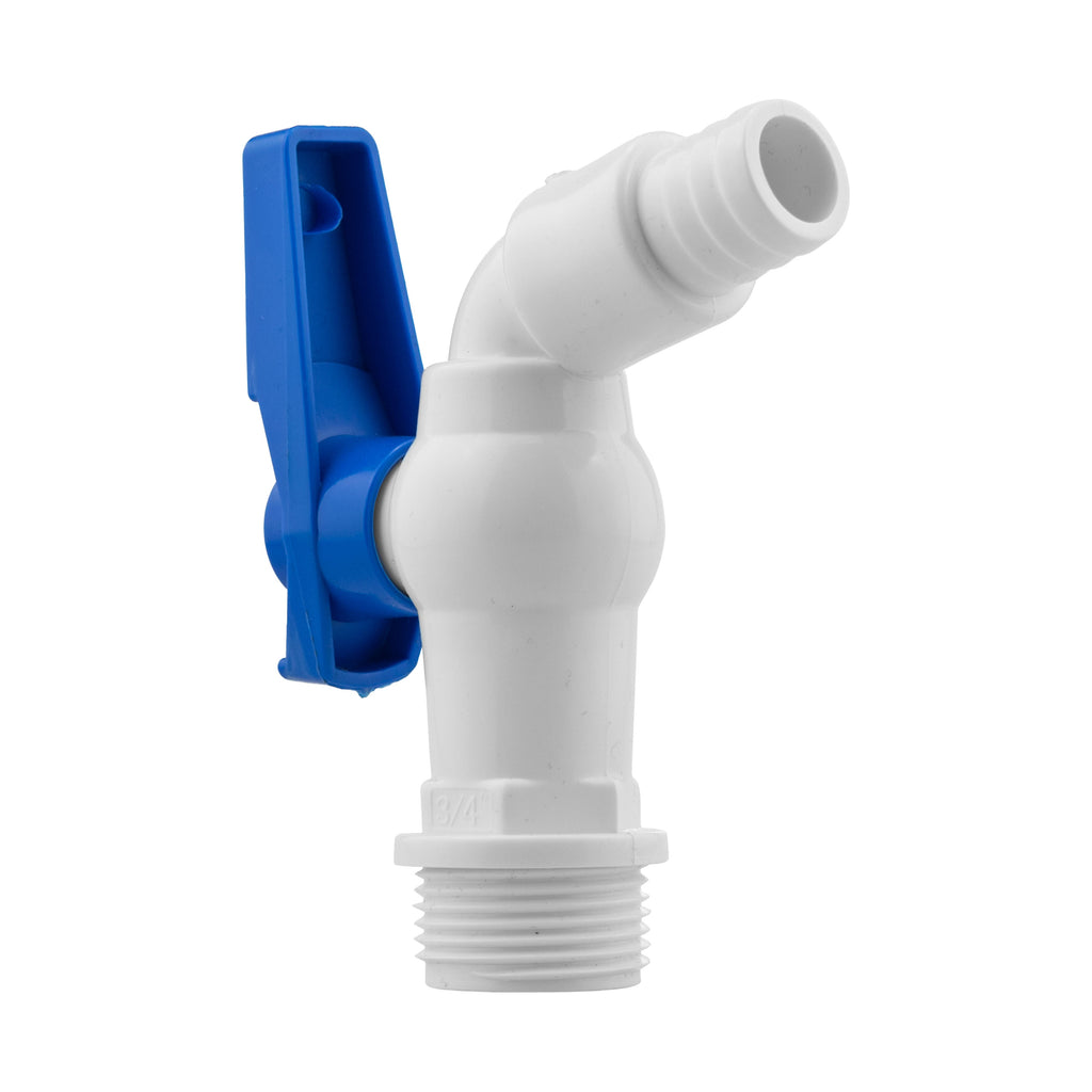 Water Butt Kit 3/4" with White PVC Tap