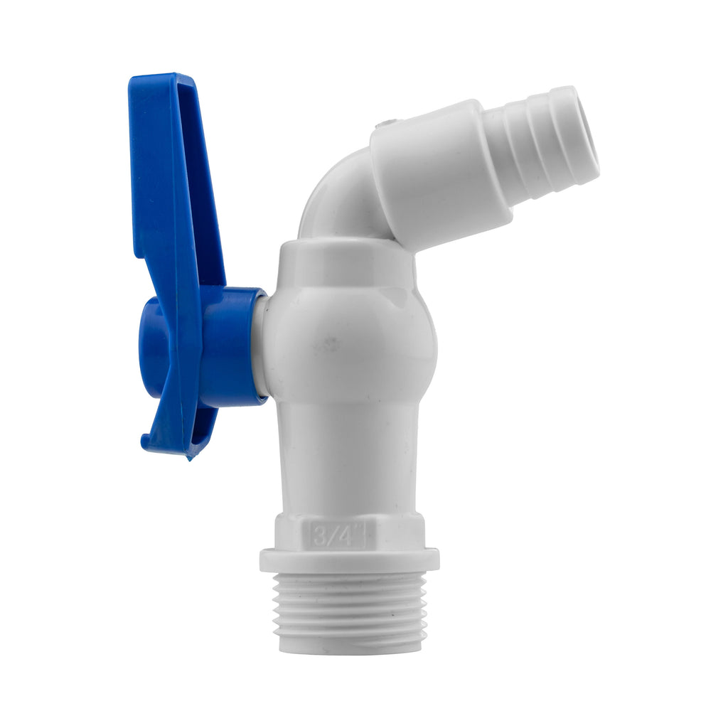 Water Butt Kit 3/4" with White PVC Tap