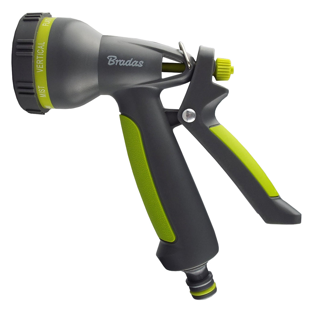 Hose Gun Water Sprayer Multi Adjustable, Lime