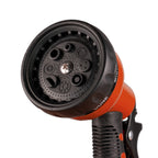 Hose Gun Water Sprayer 8-Pattern Adjustable, Cost Wise Orange