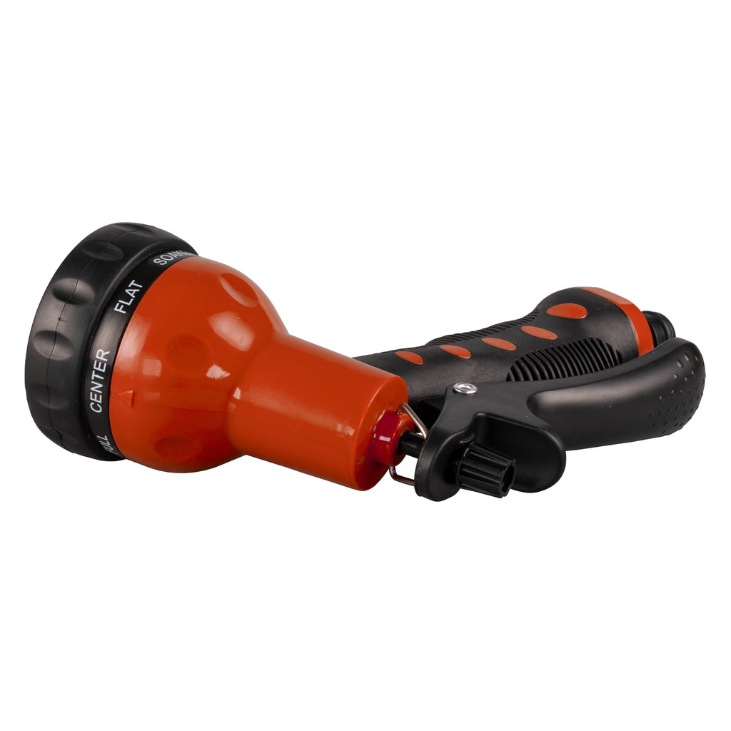 Hose Gun Water Sprayer 8-Pattern Adjustable, Cost Wise Orange